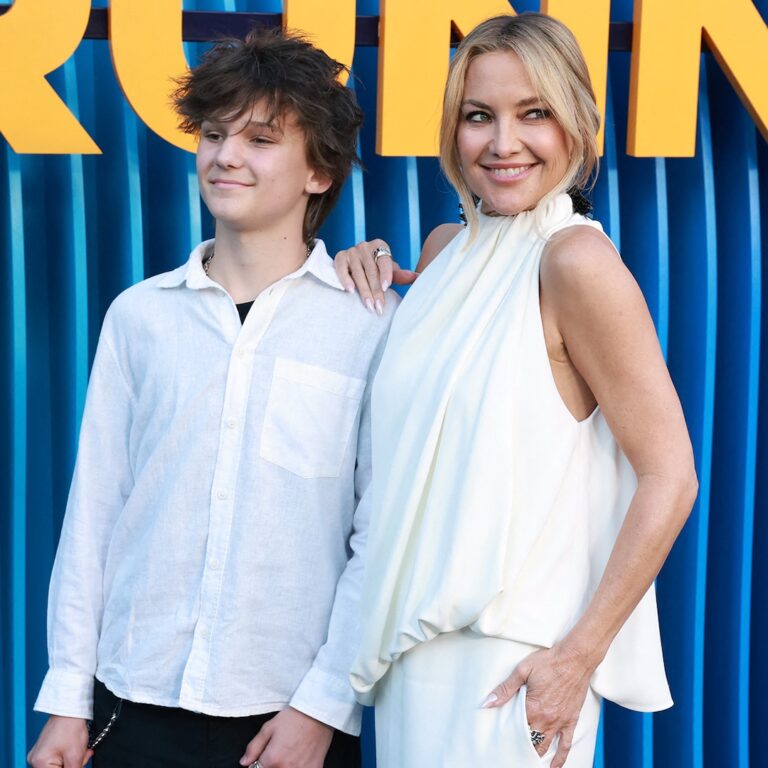 Kate Hudson’s Son Bing’s Rare Red Carpet Outing, Running Point Premiere