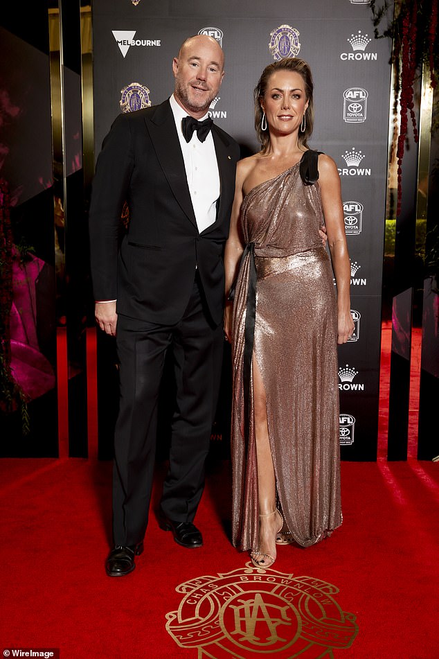 Some of the most powerful people in the AFL ‘get dragged into footy d**k pic scandal’ as legal battle between ex-Carlton boss Luke Sayers and his wife takes another twist