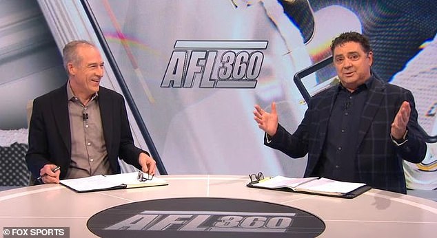 TV disaster sees footy legend caught out calling one of Australia’s most powerful women the ‘minister for bulls**t’