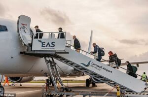 Airline is forced to cancel Newquay to London flights after ‘huge rise in fuel costs’ in wake of Iran war