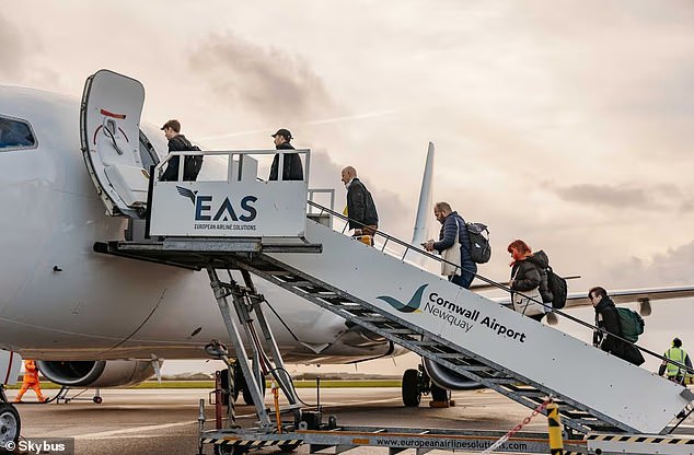 Airline is forced to cancel Newquay to London flights after ‘huge rise in fuel costs’ in wake of Iran war