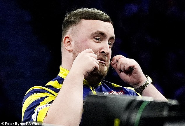 Bitter Luke Littler hits back at darts rival with pointed Instagram post after on stage clash saw world champion mock opponent with CRYING gesture