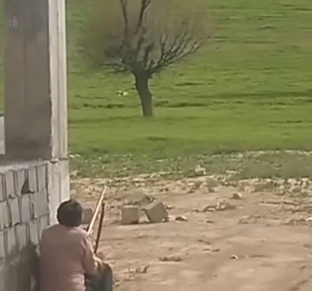 Shocking moment Iranians appear to SHOOT at US rescue plane as Trump is briefed on desperate search for American heroes lost in action