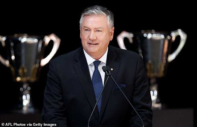 Eddie McGuire’s hilarious response after being stitched up by his own son over Collingwood loss
