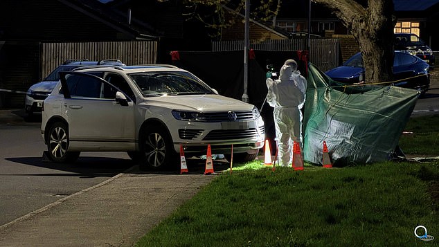 Man and woman arrested on suspicion of murder after pedestrian hit and killed by Volkswagen Touareg