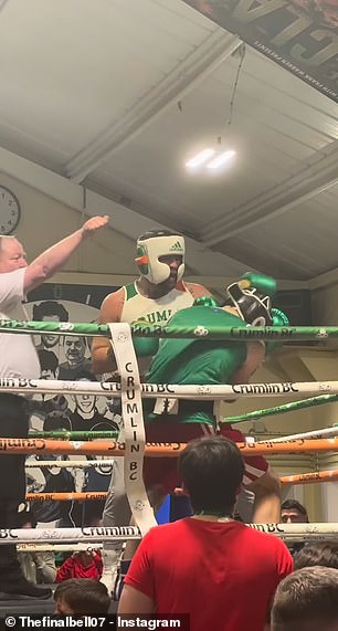 Conor McGregor is back! UFC legend stuns fans at local Irish gym as he batters amateur opponent in shock comeback
