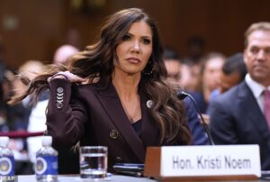Fired Kristi Noem brazenly clings to lavish military base mansion weeks after Trump ouster