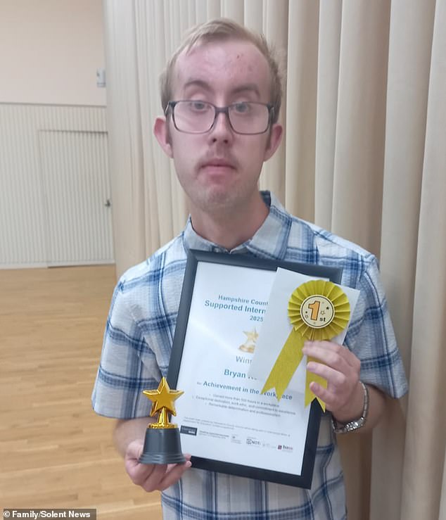 Disabled man, 21, whose job application to become a binman was rejected twice despite doing nine-month internship for free is let down AGAIN after council invited him for interview only to turn him down