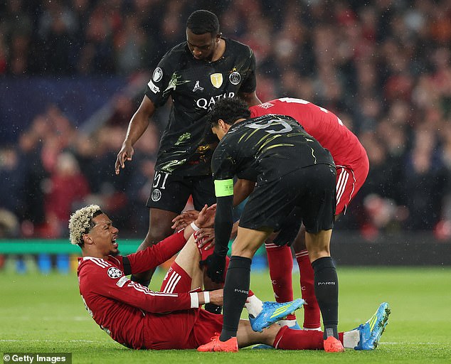 Hugo Ekitike ‘out of the World Cup and rest of Liverpool’s season’: Worrying reports emerge from France on £79m striker’s injury