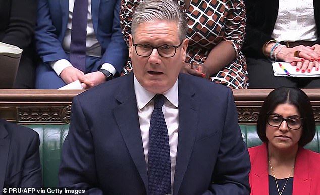 QUENTIN LETTS: Purple-faced, eyes blazing, Starmer let rip at Sir Lindsay – then whacked his fist on the side of Mr Speaker’s throne