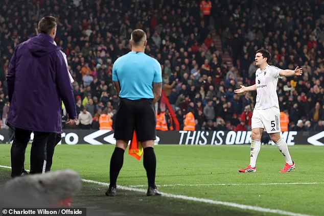Revealed: Exactly what Harry Maguire said to fourth official in eight-word f-bomb tirade to earn extra one-game ban for Man United’s trip to Chelsea