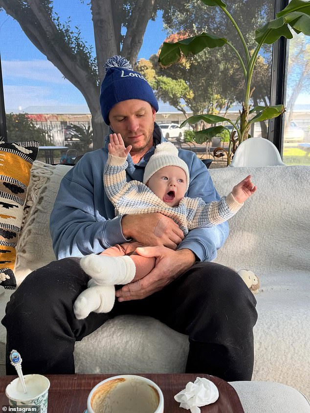 Wife of AFL star’s brother makes heartbreaking post about him and their baby son after his tragic death aged 35: ‘The last photo I took of my two boys’