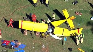 Pilot fighting for life after his light plane crashed into a Berrima paddock in the NSW Southern Highlands