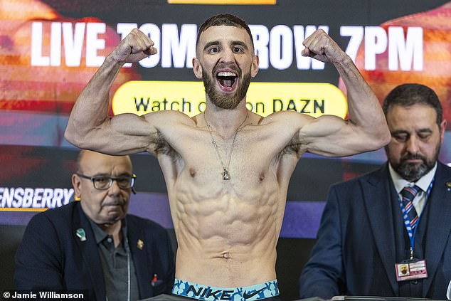 WHO’S THE DADDY! With his wife expecting their second child any day now, Nathaniel Collins is eyeing a win over old foe Cristobel Lorente that could open the door to a world title tilt