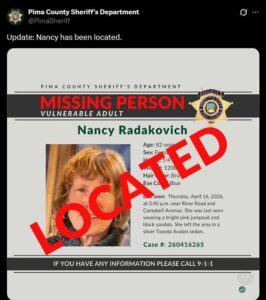 Outrage as embattled Arizona sheriff posts VERY unfortunate ‘Nancy’ tweet as hunt for Savannah’s mother continues