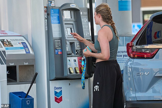 Gas price relief in sight as sanction exemptions on Russian oil are extended for a month in sudden reversal… while Democrats slam ‘shameful’ decision