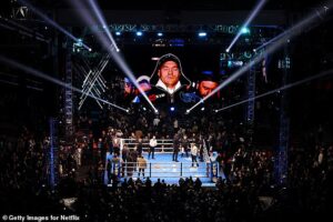 Celebrity is arrested on suspicion of rape while attending Tyson Fury’s heavyweight fight as police swooped on VIP area