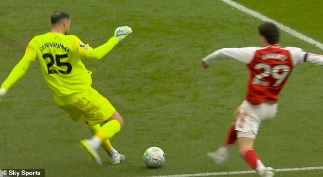 Gianluigi Donnarumma makes horrendous blunder to gift Arsenal an equaliser in Premier League title showdown – as for Man City star Micah Richards blasts ‘CRIMINAL’ error