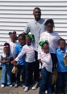 Devastating image shows National Guardsman and his children just days before killing them in horrific rampage