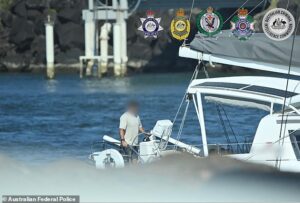 Yachtie is arrested off the coast of Tweed Heads after cops allegedly make jaw-dropping discovery on board