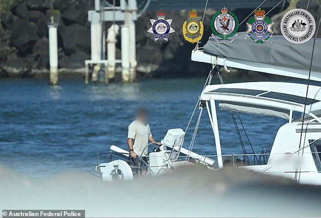 Yachtie is arrested off the coast of Tweed Heads after cops allegedly make jaw-dropping discovery on board