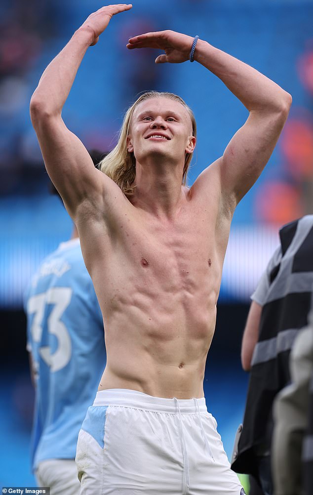 The secrets of Erling Haaland’s incredible physique: A crazy 6,000-calorie regime powered by cow hearts, livers and raw milk, red-light therapy… and shaved armpits