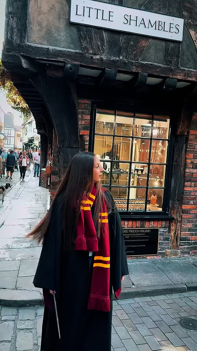 ‘Tourists are turning our city into a Harry Potter theme park’: Residents say their iconic medieval streets are being ruined by ‘tacky’ merchandise shops