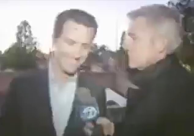 Unearthed interview of Gavin Newsom losing his temper goes viral after California governor, then 38, is grilled about giving booze to his NINETEEN-year-old girlfriend