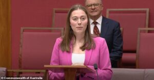 Australia’s youngest senator reveals the vile sexualised comment she received after entering parliament – and makes admission about huge salary