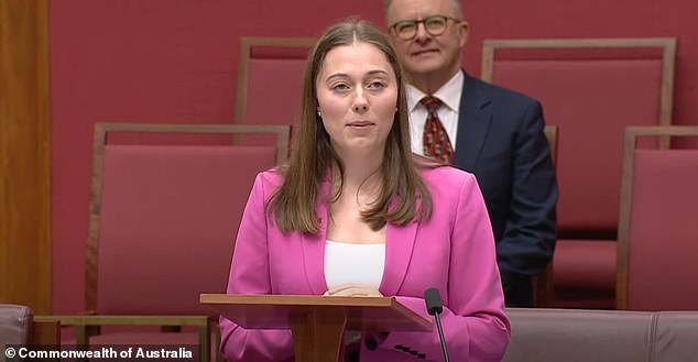 Australia’s youngest senator reveals the vile sexualised comment she received after entering parliament – and makes admission about huge salary