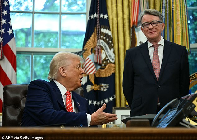 Donald Trump lays the boot into Keir Starmer over Peter Mandelson as he says Labour grandee was ‘a really bad pick’ for US ambassador