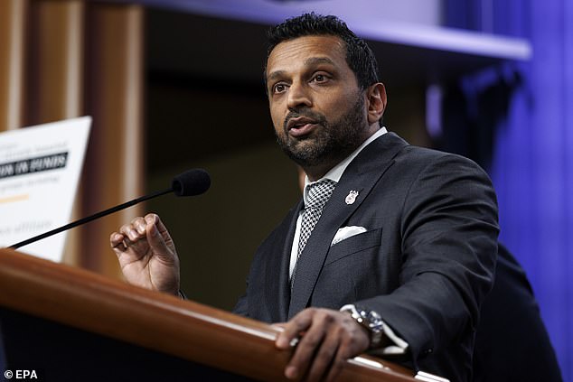 Kash Patel flips out at reporters for asking if he’s been drunk at work and rips claim he thought he’d been fired