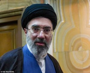 Iran’s ‘gravely injured’ new Supreme Leader is waiting for a prosthetic leg and facial surgery and has clamped down on visitors over fears of a new assassination attempt, report claims