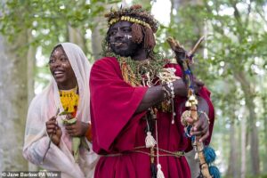 King of self-styled ‘African tribe’ who was evicted from a Scottish wood is deported… and is now looking to ‘take over Ghana’