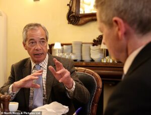‘I now believe there is one big divide in British society and it’s not class or money or race or religion. It’s between those that work and those that don’t’: Nigel Farage talks to JASON GROVES