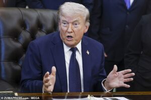 Trump rushes a SECOND warship to enforce Hormuz blockade as Iran taunts ‘meaningless’ ceasefire