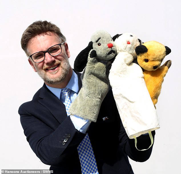 Original puppets from The Sooty Show belonging to son of children’s entertainer Harry Corbett sell for £14,000 at auction