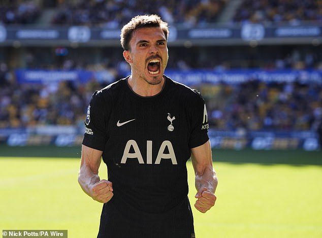 Wolves 0-1 Tottenham: Spurs earn first victory of the year thanks to late Joao Palhinha strike – but it’s NOT enough to climb them out of the relegation zone as West Ham win