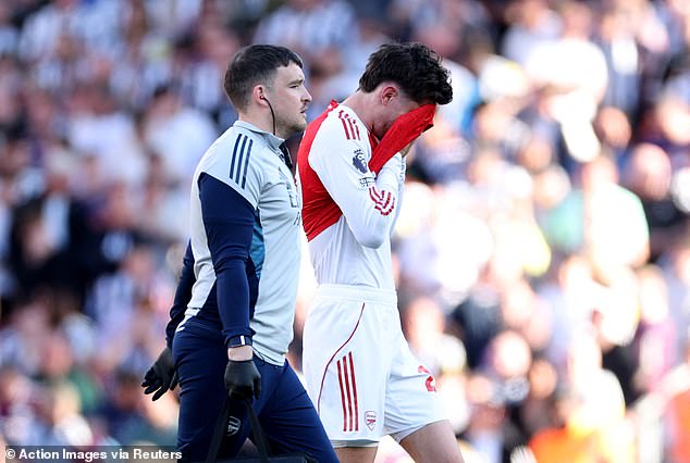 Arsenal’s fractured attack is thinning at the worst possible time and their title bid may hinge entirely on Kai Havertz’s fitness – even with Bukayo Saka back, writes ISAAN KHAN