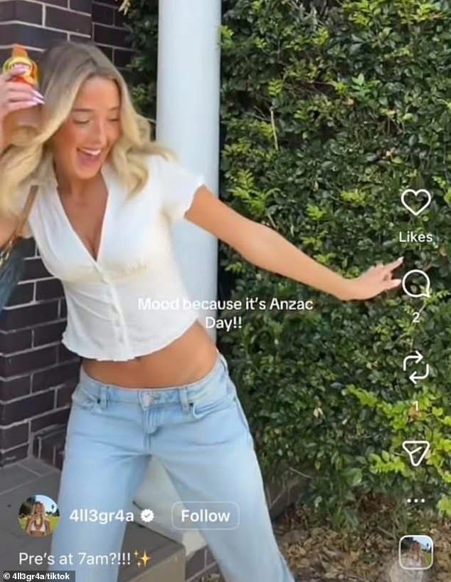 ‘Super hot and skinny’: Influencer under fire doubles down after Anzac Day outrage