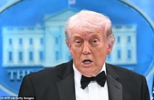 Trump reveals Melania’s chilling words as gunshots rang out and agents forced him to CRAWL out of White House Correspondents’ Dinner ballroom