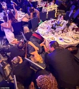 Hiding under the table, we feared more shots were coming. NICK ALLEN tells of panic inside ballroom as ‘gunman’ launched frenzied attack at Washington Hilton