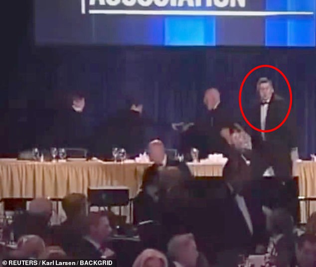 Man hailed as a hero for jumping in front of Trump as soon as shots were fired outside White House Correspondents’ Dinner