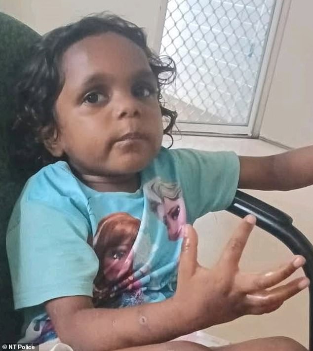 Alice Springs cops reveal missing Sharon, 5, was led off into the dark holding the hand of violent ex-con, 47 – as detectives identify sinister crime scene nearby