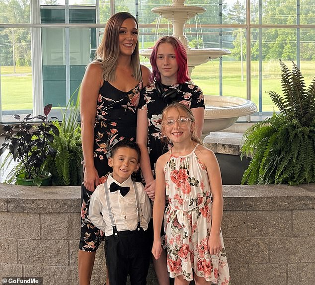 Mom-of-three is gunned to death after she tried to step in and stop a bar fight