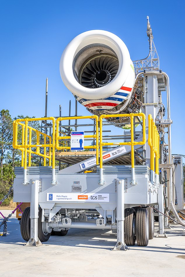 ‘Guilt-free’ holiday flights powered by zero-carbon hydrogen one step closer after Rolls-Royce and easyJet achieve new world-first with NASA-tested engine which could be used in passenger planes