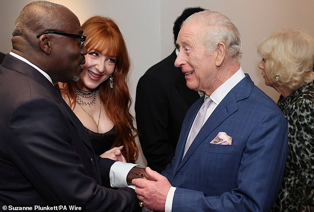 The King and Queen welcome stars including Nina Dobrev, Karlie Koss, Katherine Jenkins and Anna Wintour to charity gala in New York