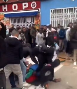 Brawls break out among migrants waiting to register in Spain after socialist PM threw open the doors – as it emerges many granted legal status could have criminal records