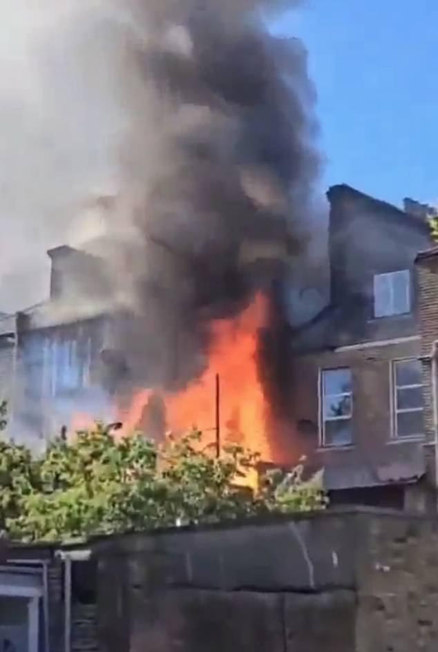 Dozens of fire crews battling blaze near synagogue in North London