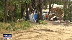 Dallas bought a plot of land for $1.8million only for an elaborate, hidden homeless encampment to occupy it for nearly two DECADES